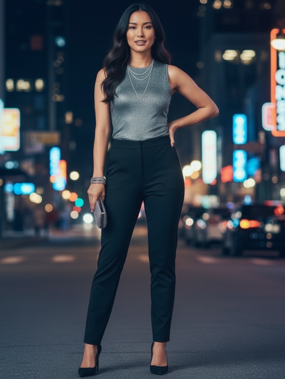 Context Exclusively at Lord & Taylor Black Slacks